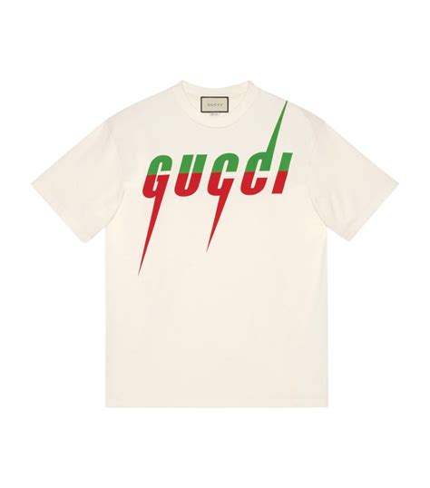 gucci white blade t shirt|Gucci men tshirt blade.